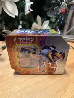 Pokemon Iron Boulder ex Tin Trading Card Games Paradox Destinies New Sealed - Image 1