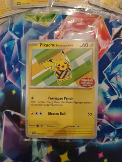 Pokemon Card Pikachu T/Shirt Batik Mint Sealed X 10 Exclusive Promo 101sv _P - Image 3