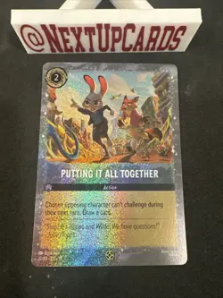 Lorcana Putting It All Together 27/P3 Cinemark Promo Card Zootopia 2 Disney - Image 1