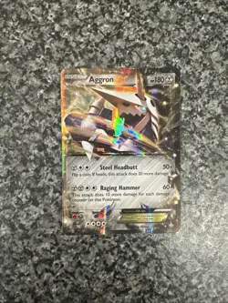 Pokemon TCG Aggron EX Primal Clash 93/160 XY Ultra Rare Holo Pokemon Card - Image 2