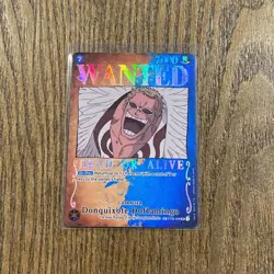 One Piece Card Donquixote Doflamingo WANTED ST03-009 Parallel English OP-03 - Image 1