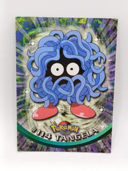 Tangela Pokemon Topps TV Animation Edition #114 1998 Rare Card - Image 1