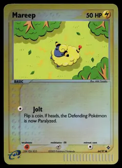 Pokemon Card - Mareep Dragon 64/97 Common Reverse Holo - Image 1