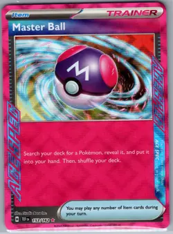 Master Ball 153/162 SV05: Temporal Forces - Pokemon Card - NM - Image 1