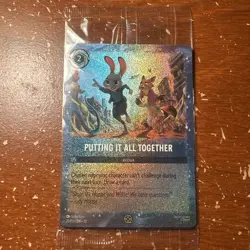 Sealed Disney Lorcana Putting It All Together Zootopia 2 Movie Promo Card 27/P3 - Image 1