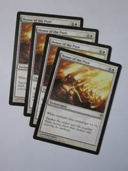 4X HONOR OF THE PURE CARDS MTG 2014 MAGIC THE GATHERING 6/26 NEVER PLAYED NM - Image 1
