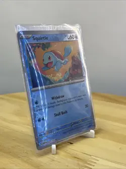 Pokemon Card Center Promo Squirtle 151 Reverse Holo #007/165 Factory Sealed - Image 1