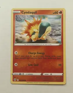 Cyndaquil 023/189 Common Astral Radiance Pokemon Card - NM - Image 1