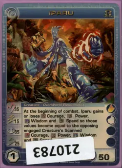 (210783) IPARU 35/15/35/25/50 (2 Max Stats) Ultra Rare Foil Chaotic Card - Image 1