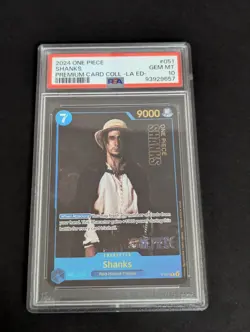 Shanks P-051 Live Action English PSA 10 One Piece Premium Card Collection - Image 1