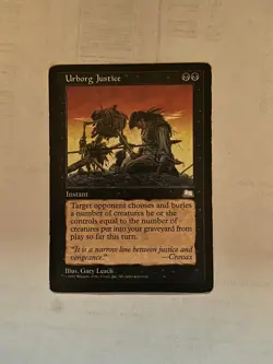 Urborg Justice [Weatherlight] Magic the Gathering MTG MP - Image 1