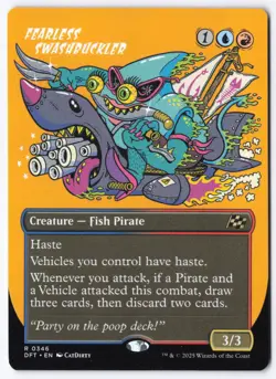 Fearless Swashbuckler (Borderless) R Aetherdrift 346 NM - Image 1