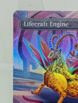 x1 Lifecraft Engine DFT Aetherdrift MTG 329 FOIL RARE BORDERLESS M/NM 1x - Image 3