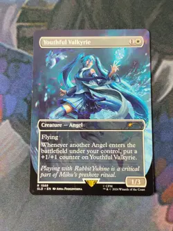 Youthful Valkyrie Promo | 7% Off 2+ | Secret Lair : Hatsune Miku | NM | MTG - Image 1