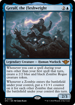 x1 Geralf, the Fleshwright OTJ MTG 50 MYTHIC M/NM 1x - Image 1