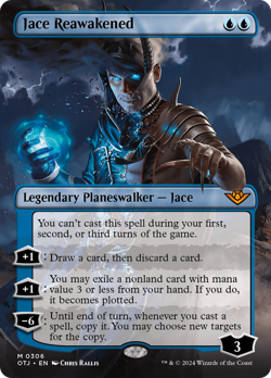 x1 Jace Reawakened OTJ MTG 306 MYTHIC BORDERLESS M/NM 1x - Image 1