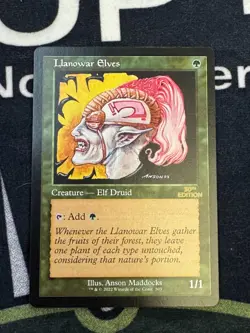 mtg llanowar elves retro frame 30th anniversary - Image 1