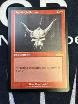 mtg orcish oriflamme retro frame 30th anniversary - Image 1