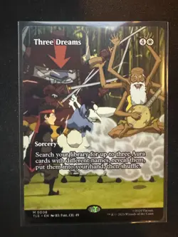 Three Dreams (Borderless) ~ NM ~ MTG: Avatar ~ MTG ~ - Image 1