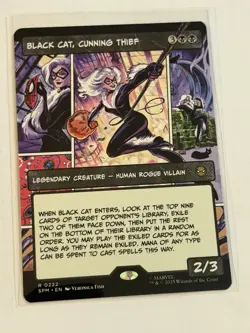 Black Cat, Cunning Thief Borderless Marvel's Spider-Man 222 - Image 1