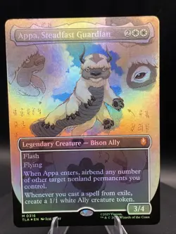 Magic The Gathering Avatar Appa, Steadfast Guardian Borderless M 0316 Foil - Image 1