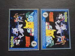 1999 Poketrivia Pokemon Charizard & Non-Perforated Lot 06 1 Burger King *Crease* - Image 2