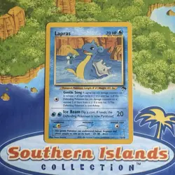 Pokemon Vintage Southern Islands Lapras 12/18 Rare WotC Promo - Image 1