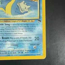 Pokemon Vintage Southern Islands Lapras 12/18 Rare WotC Promo - Image 5