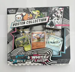Pokemon S&V - Black Bolt White Flare Poster Collection - NEW & SEALED - Image 1