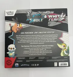 Pokemon S&V - Black Bolt White Flare Poster Collection - NEW & SEALED - Image 2