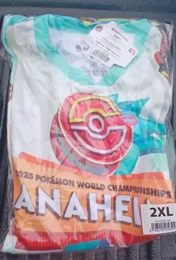 2025 Pokemon Center World Championships Pikachu Jersey Anaheim California 2xl - Image 1