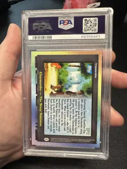 Pokemon Charmander "The Stray" Topps Blue Label *Vintage 2000* - PSA 10 GEM MINT - Image 2