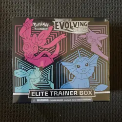 Evolving Skies Elite Trainer Box ETB Factory Sealed Pokemon TCG Sword and Shield - Image 1