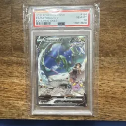 PSA 10 Rayquaza V 194/203 Pokemon Evolving Skies Alternate Full Art Gem Mint - Image 1