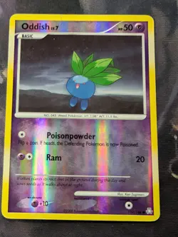 Oddish - 112/146 Legends Awakened Pokemon Reverse Holo Foil Rare - Image 1