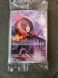 Pokemon TCG Charcadet Pokemon Center Exclusive Promo 22 Phantasmal Flames. - Image 1