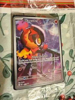 Pokemon TCG Charcadet Pokemon Center Exclusive Promo 22 Phantasmal Flames. - Image 2