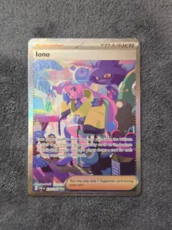Iono 237/091 SIR SV: Paldean Fates Pokemon TCG NM - Image 1