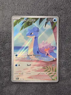 Misty's Lapras 194/182 Illustration Rare SV: Destined Rivals Pokemon TCG NM - Image 1