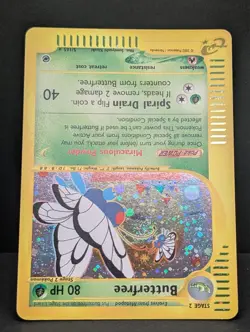 Butterfree 005/165 Expedition Base Set Holo Ultra Rare Pokemon TCG Nintendo LP+ - Image 4