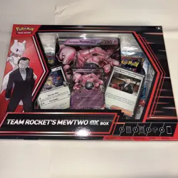 Pokemon TCG Team Rocket's Mewtwo Ex Box Factory Sealed - Image 1