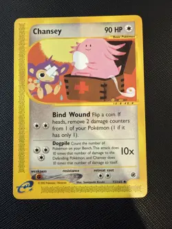 Pokemon TCG - Vintage WOTC - Chansey 72/165 - Expedition Base Set (2002) - MP - Image 1