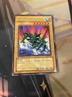 YUGIOH - AMPHIBIAN BEAST - RARE - LON - 1ST ED - NM - Image 1