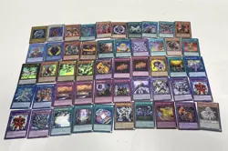 Mixed Rare Holographic YU-GI-OH! TCG and CCG Trading Cards Bundle (Set Of 50) - Image 1