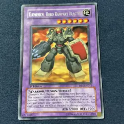 Yugioh Elemental Hero Rampart Blaster DP1-EN012 Rare 1st Edition - Image 2