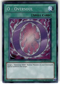 O - Oversoul RYMP-EN026 Ra Yellow Mega Pack Secret Rare Unlimited Ed NM - Image 1