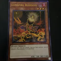 RC02-AE002 Lonefire Blossom (V.6 - Quarter Century Secret Rare) Yu-Gi-Oh Card - Image 1