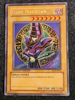 A NM YUGIOH DARK MAGICIAN Limited Secret Holo FL1-EN002 NM - Image 1
