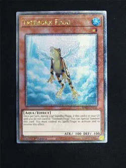 Treeborn Frog RA03 Quarter Century Rare - 1st ed Yugioh Card #23Z - Image 1
