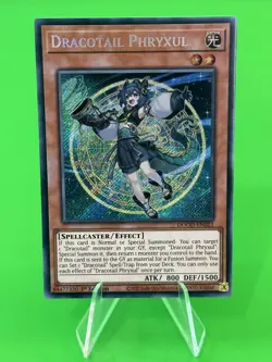 Yu-Gi-Oh Doom Of Dimensions Dracotail Phryxul Secret Rare DOOD-EN023 NM!!! - Image 1